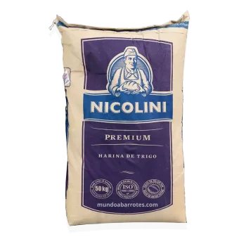 Saco de Harina Trigo Nicolini Premium 50 kg de frente