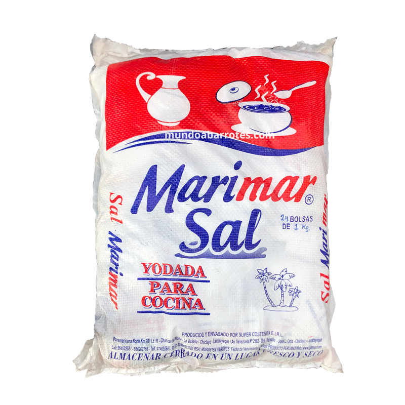 Sal Marina 25 bolsas 1 kilo Mundo Abarrotes
