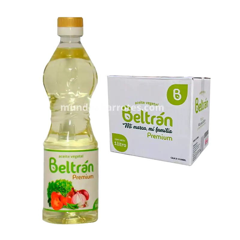 Caja de Aceite Beltrán 12 botellas de 1 litro