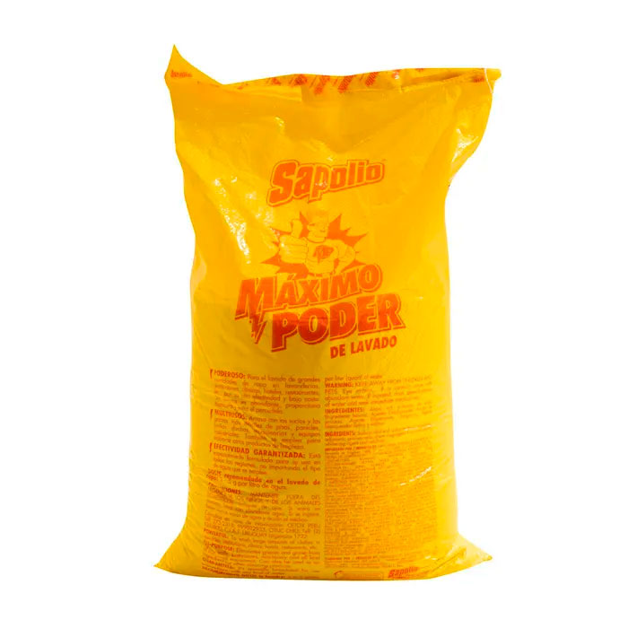 Detergente Sapolio Máximo Poder 15kg Mundo Abarrotes