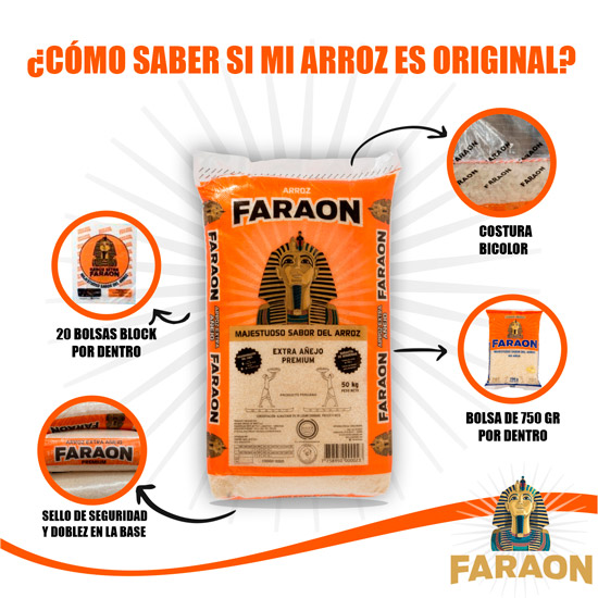 Arroz Faraón Original 50 kg
