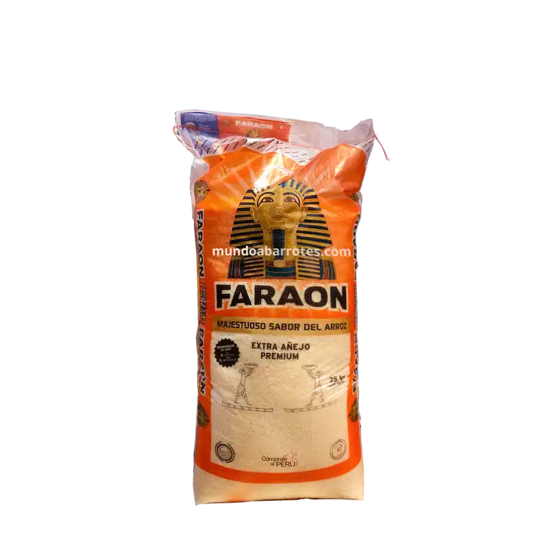 Saco de Arroz Faraón naranja 25 kilos
