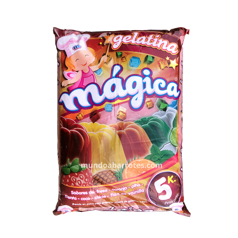 Gelatina Mágica 5kg Mundo Abarrotes 6050