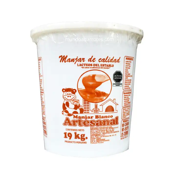 Manjar Blanco Artesanal 19 kilos