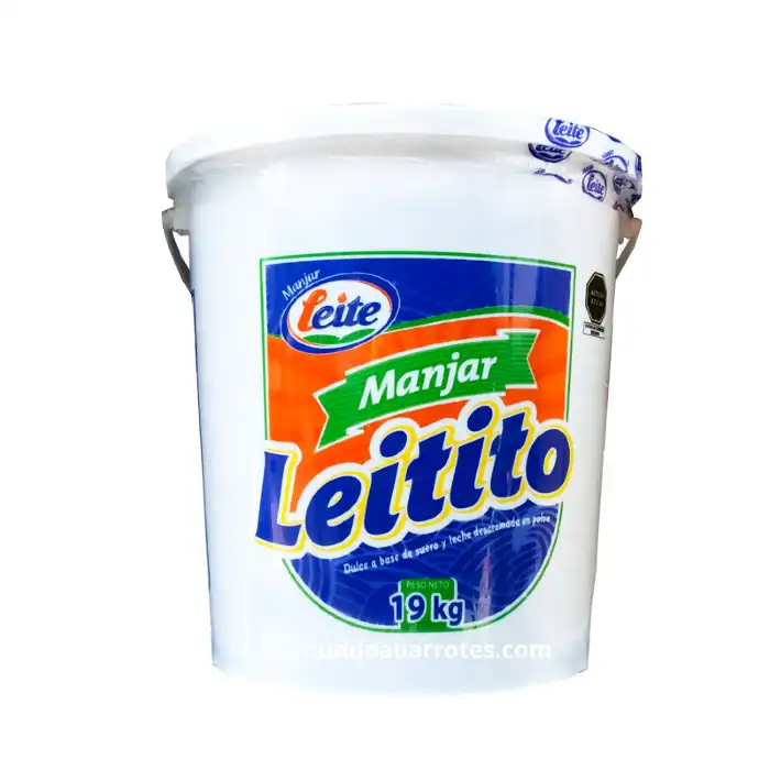 Manjar Leite Leitito balde 19 kilos