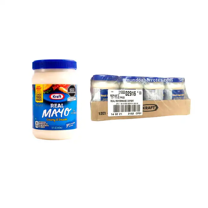 Mayonesa Kraft 12 unidades 15 onza