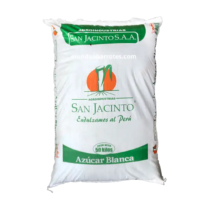 Saco de azúcar blanca San Jacinto 50 kilos