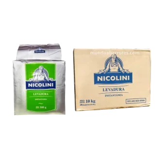 Levadura Nicolini instantánea 20 unidades de 500 gramos