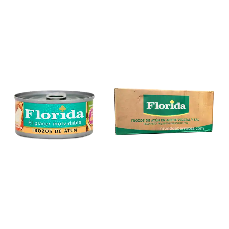 Trozos de Atún Florida Caja 48 unidades 170 gramos