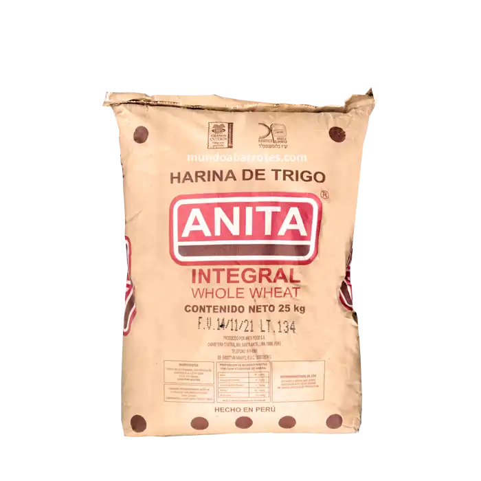 Harina Trigo Integral Anita 25 kg