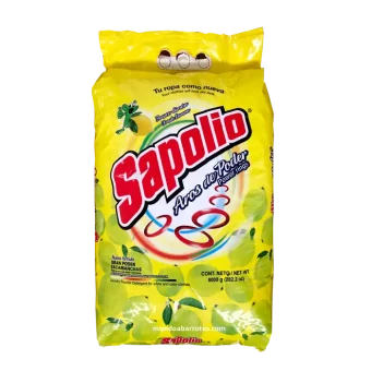 Detergente Sapolio Aros de poder Limón 8 kg